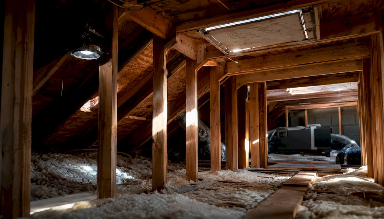 Attic bypass gaps at ceiling framing