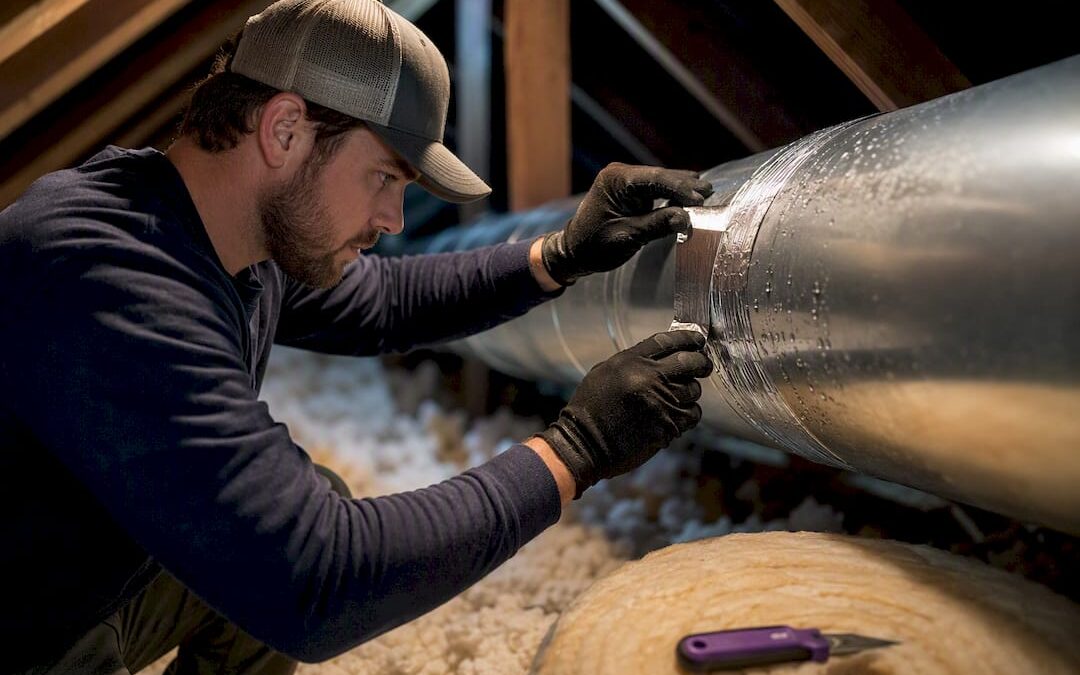 Stop Attic Duct Sweating, Homeowners: Dry, Seal, Insulate to R-8, Then Verify