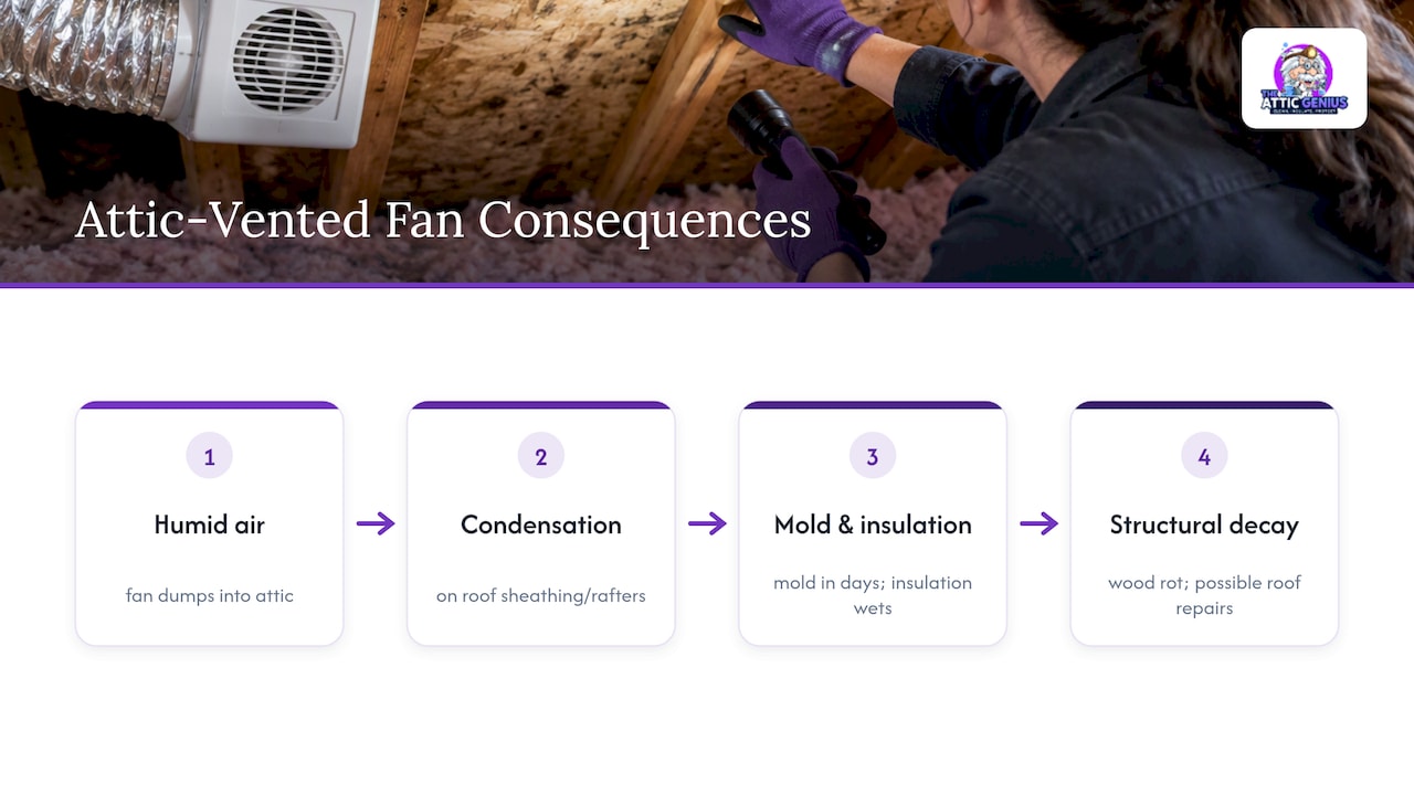 Three consequences of attic moisture damage