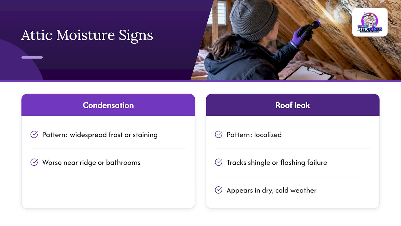 Why Mold Appears in Attics During Winter — overview diagram
