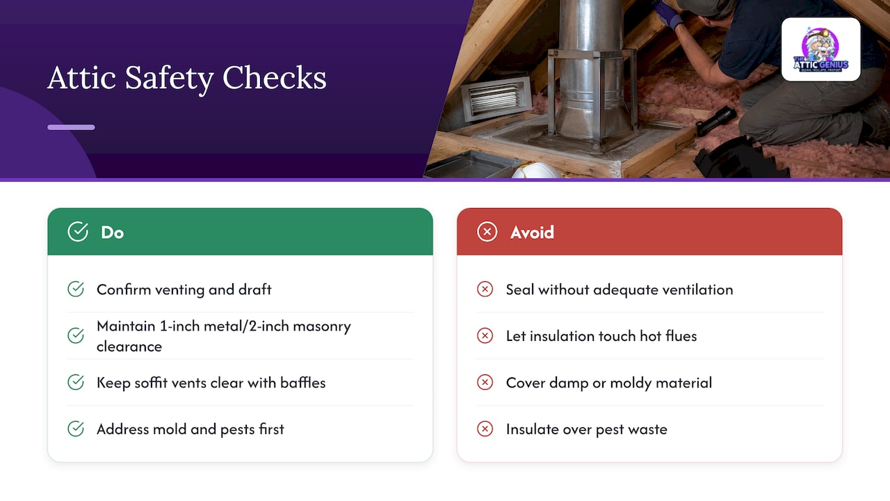 Safety before you seal — overview diagram